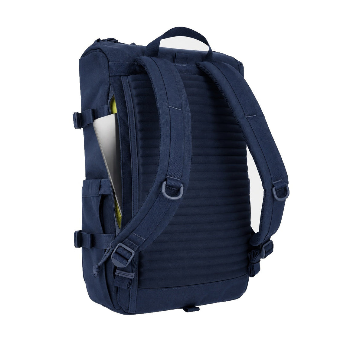 Topo Designs Rover Pack Tech in Navy — back view