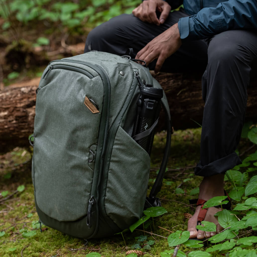 Peak Design Travel Backpack 45L - Sage interior
