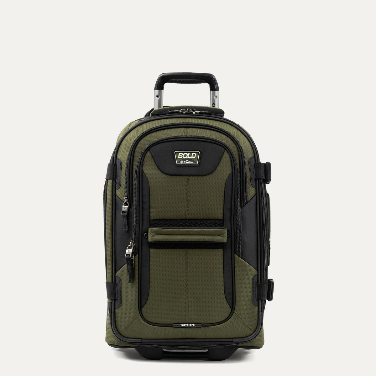 Travelpro Bold By Travelpro 22" Carry-On Expandable Rollaboard in Olive — front view