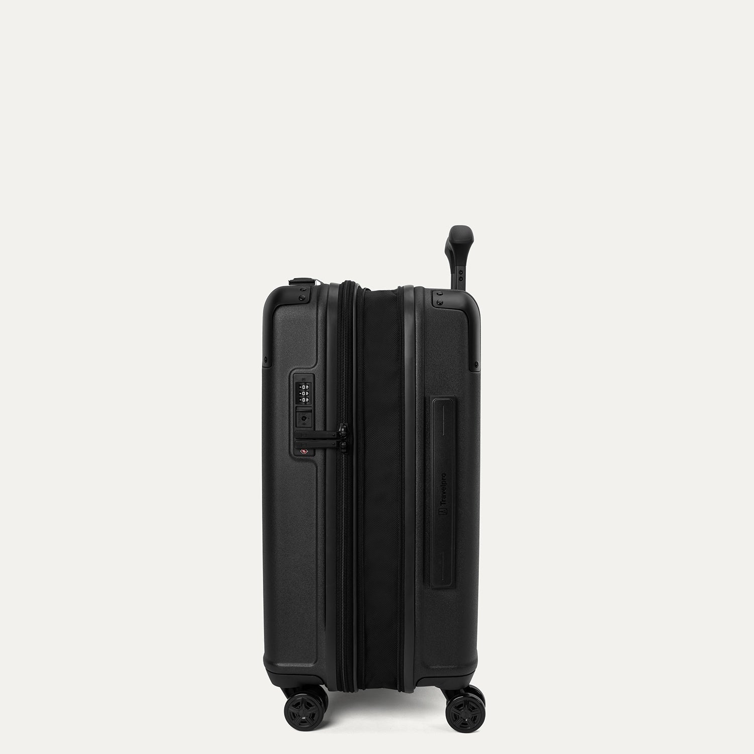 Travelpro Platinum Elite Hardside Compact Carry-On Expandable Spinner in Aviator Navy — angle view 7