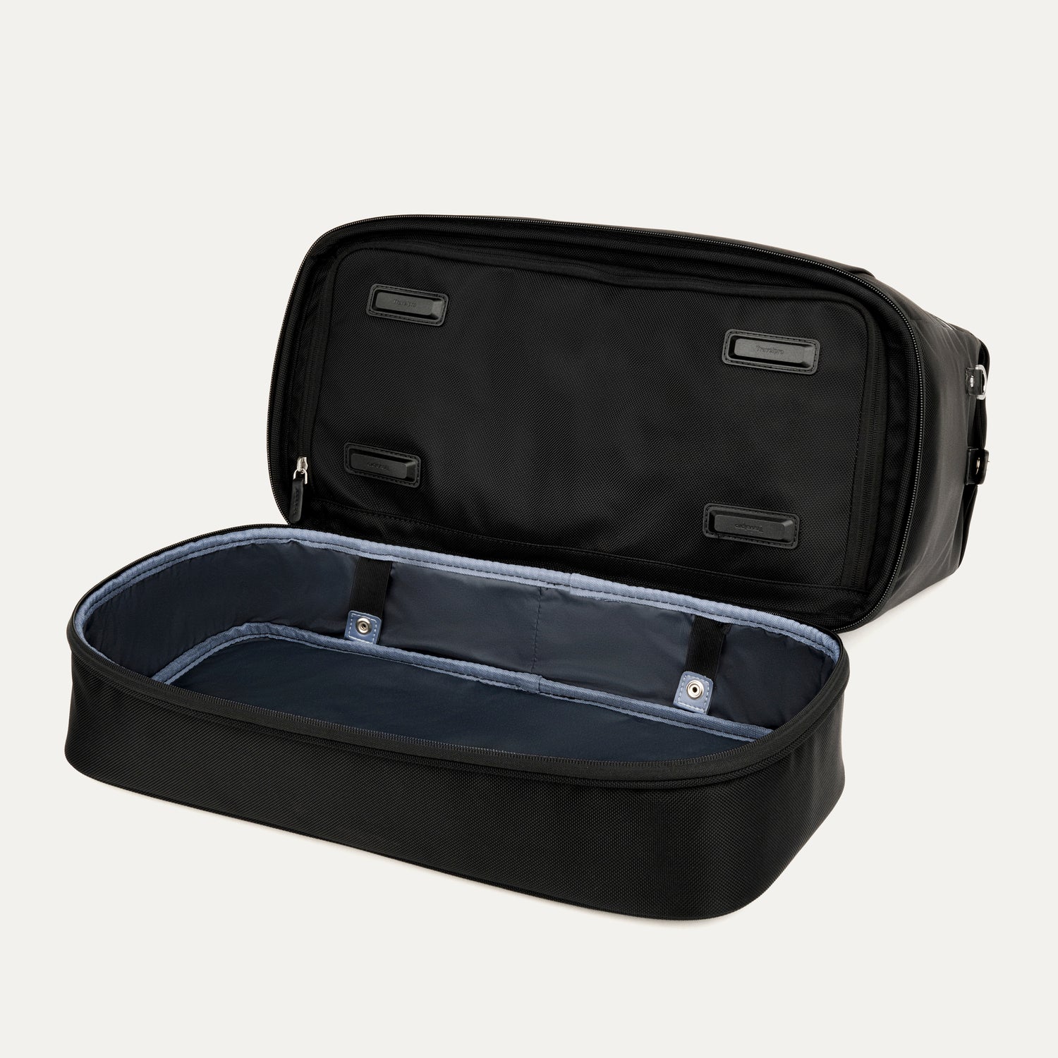 Travelpro Platinum Elite Drop-Bottom Weekender in Black — interior view 3