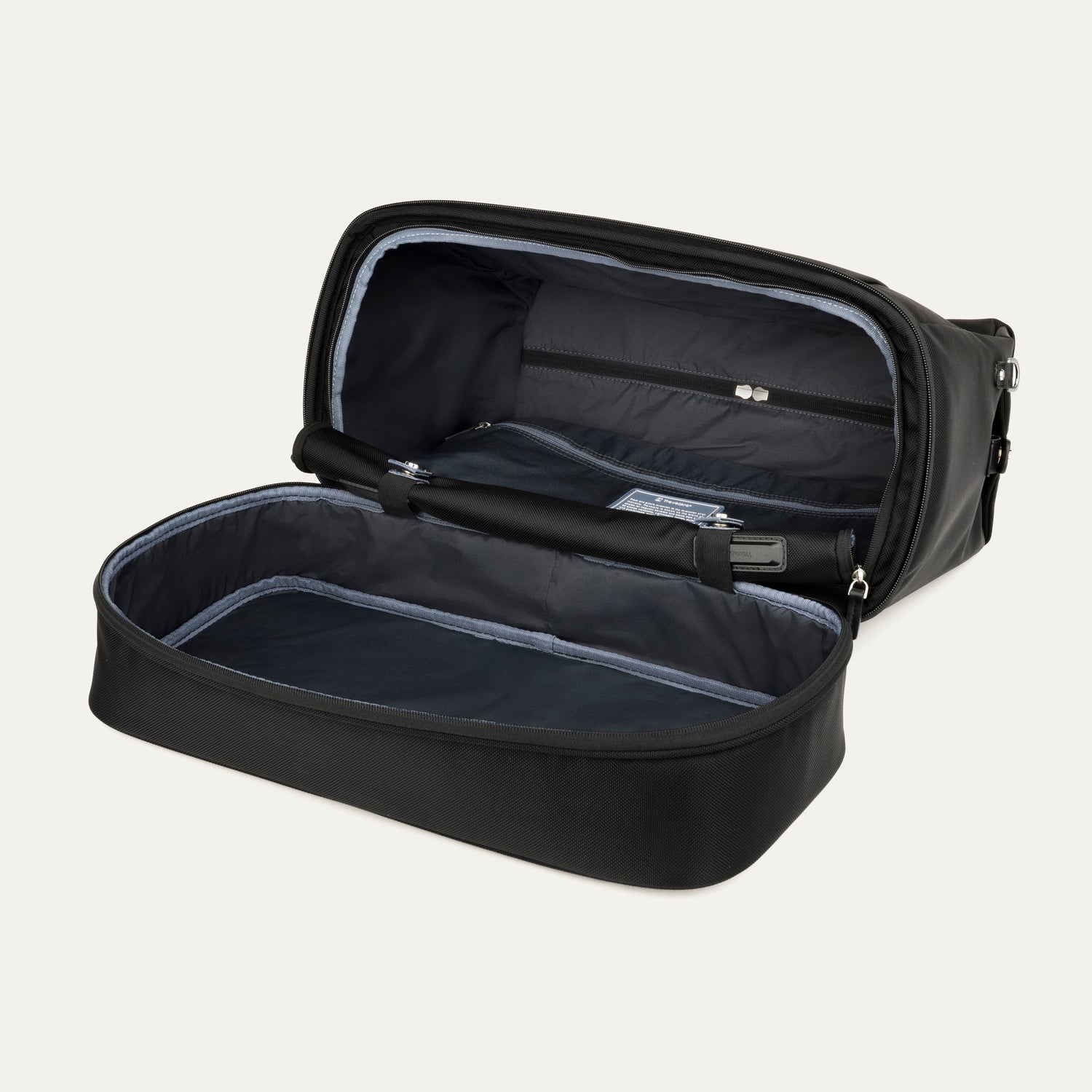 Travelpro Platinum Elite Drop-Bottom Weekender in Black — interior view 4