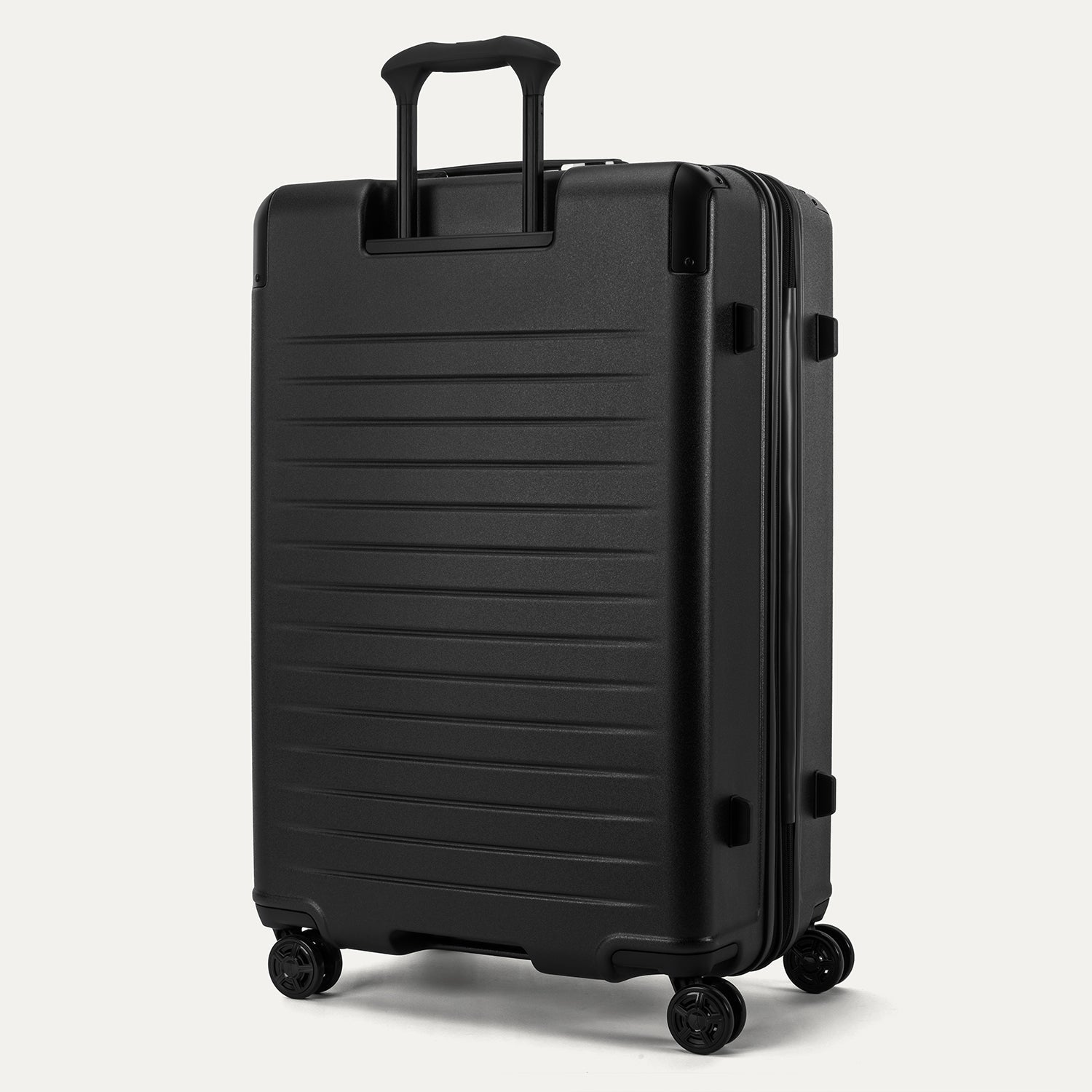 Travelpro Platinum Elite Hardside Large Check-In Expandable Spinner in Jet Black — back view
