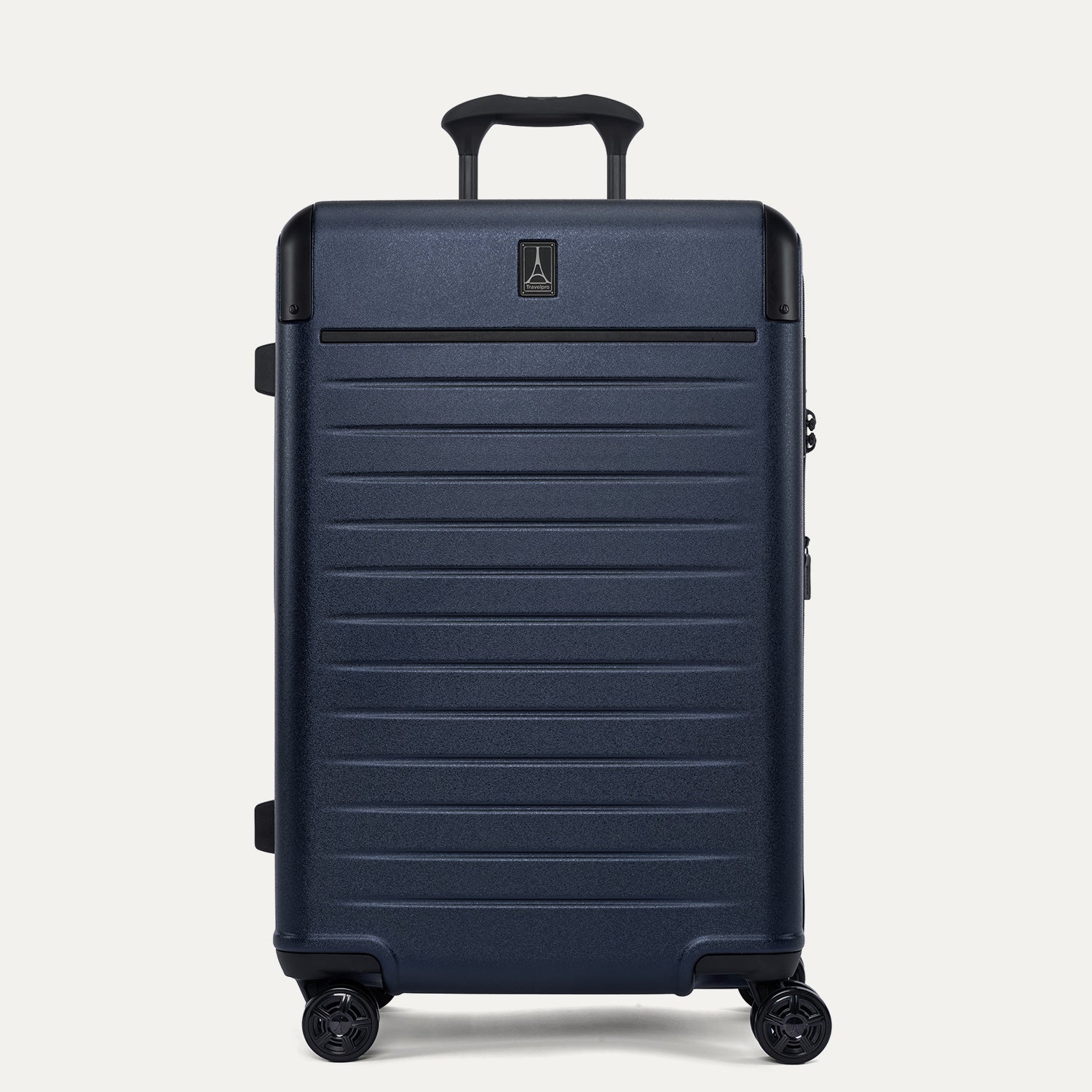 Travelpro Platinum Elite Hardside Medium Check-In Expandable Spinner in Aviator Navy — angle view 1