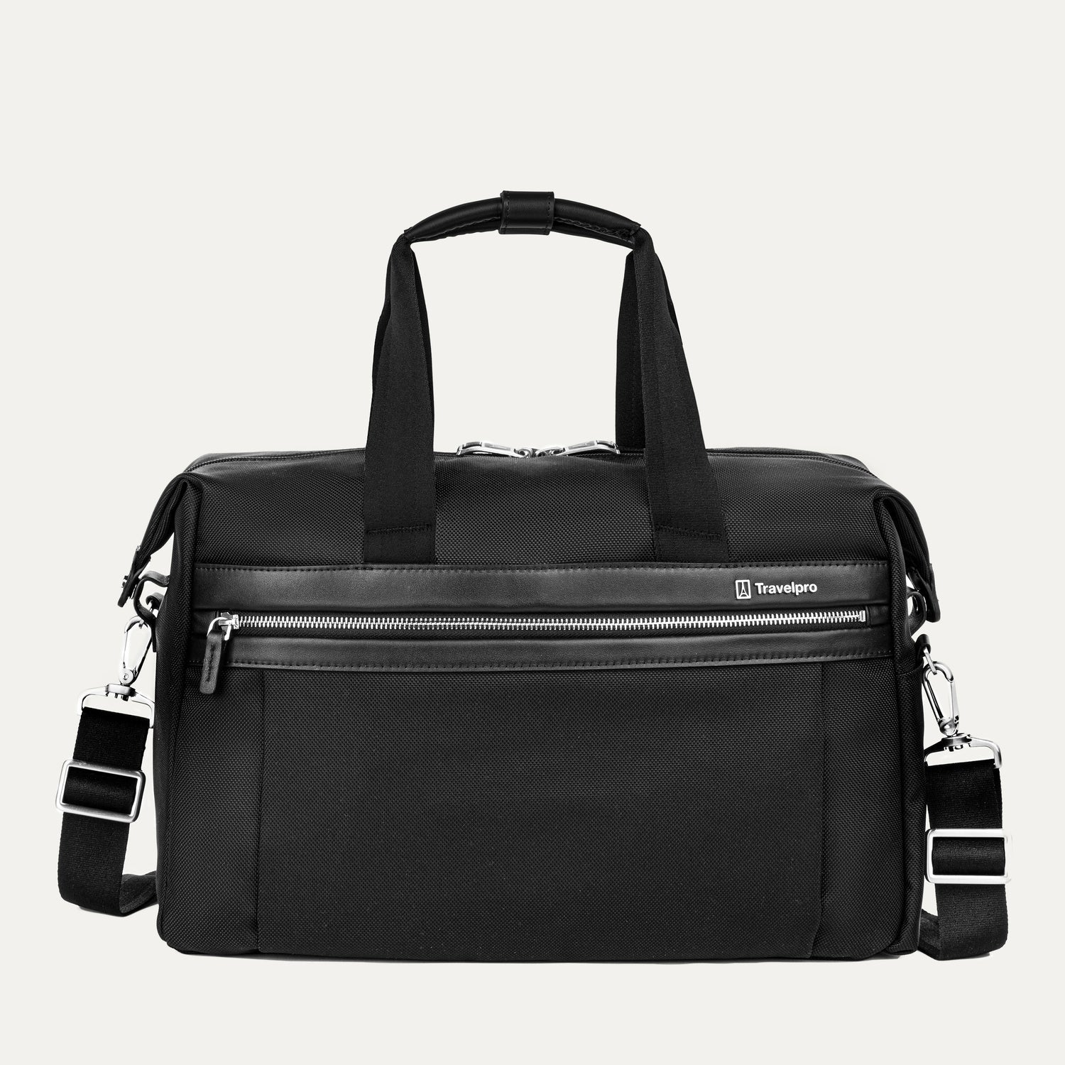 Travelpro Platinum Elite UnderSeat Tote in Black — front view