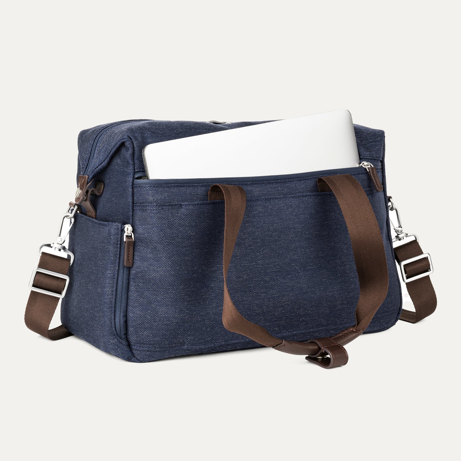 Travelpro Platinum Elite UnderSeat Tote in True Navy — interior view