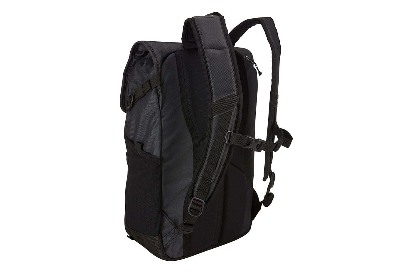 Thule Subterra Backpack 25L in Dark Shadow — angle view 3 # color_Dark Shadow