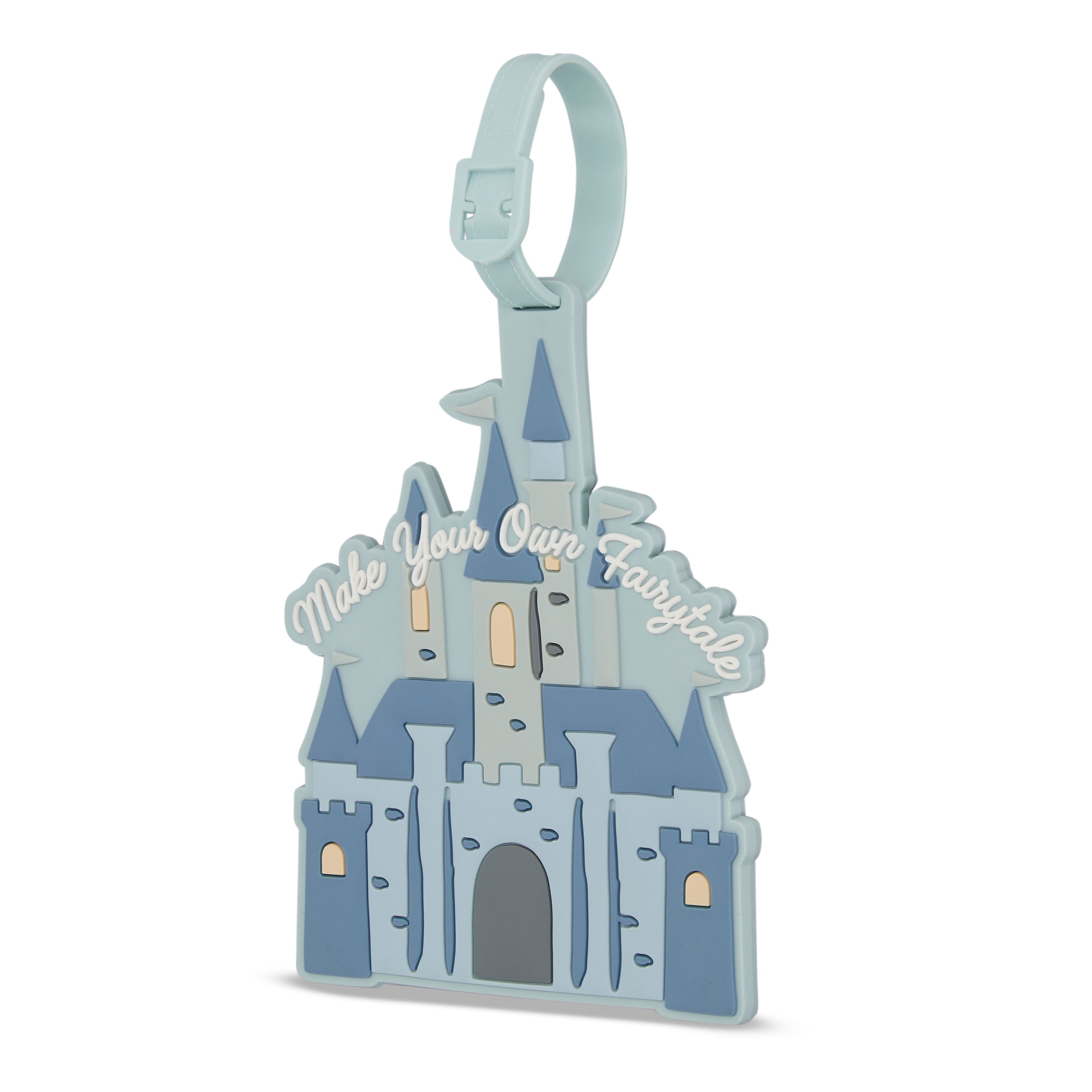 American Tourister Disney Castle Luggage ID Tag – three-quarter view