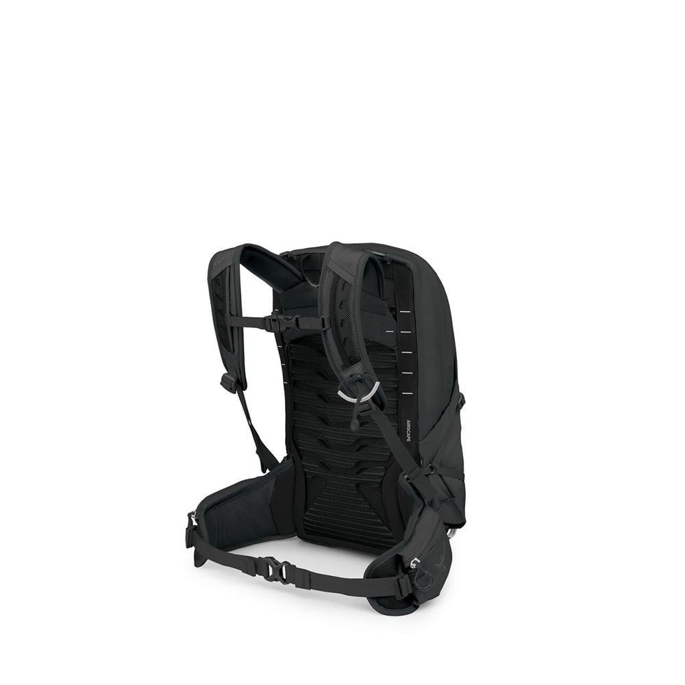 Osprey Tempest 11 Hiking Backpack 11L in Black/Coal Grey — back view