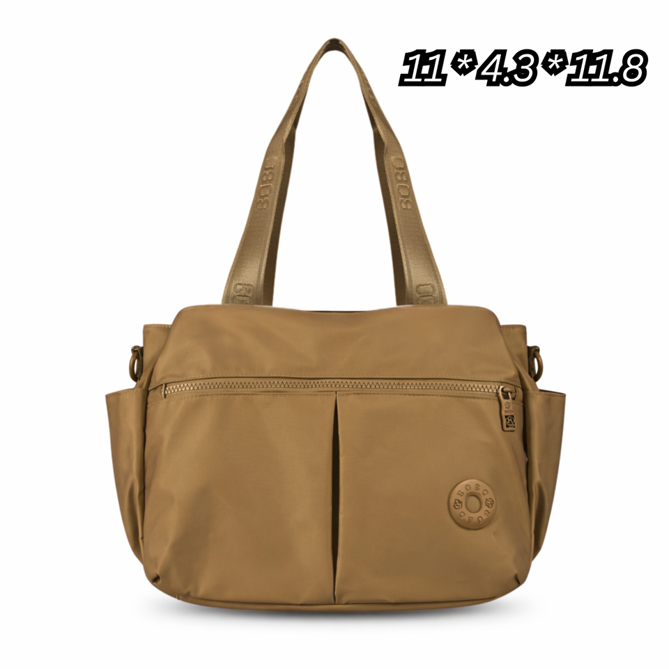BoBo Handbag in Light Brown - nylon