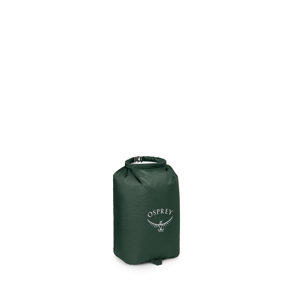 Osprey Ultralight Dry Sack 12L in Tundra Green — front view