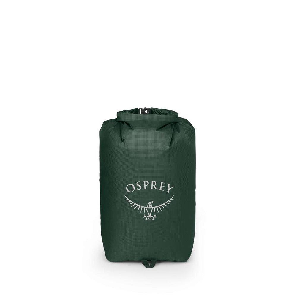 Osprey Ultralight Dry Sack 20L in Tundra Green — angle view 2