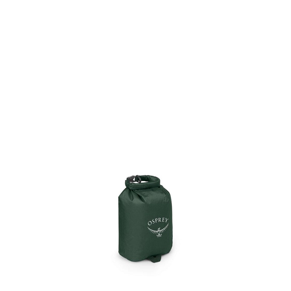 Osprey Ultralight Dry Sack 3L in Tundra Green — front view