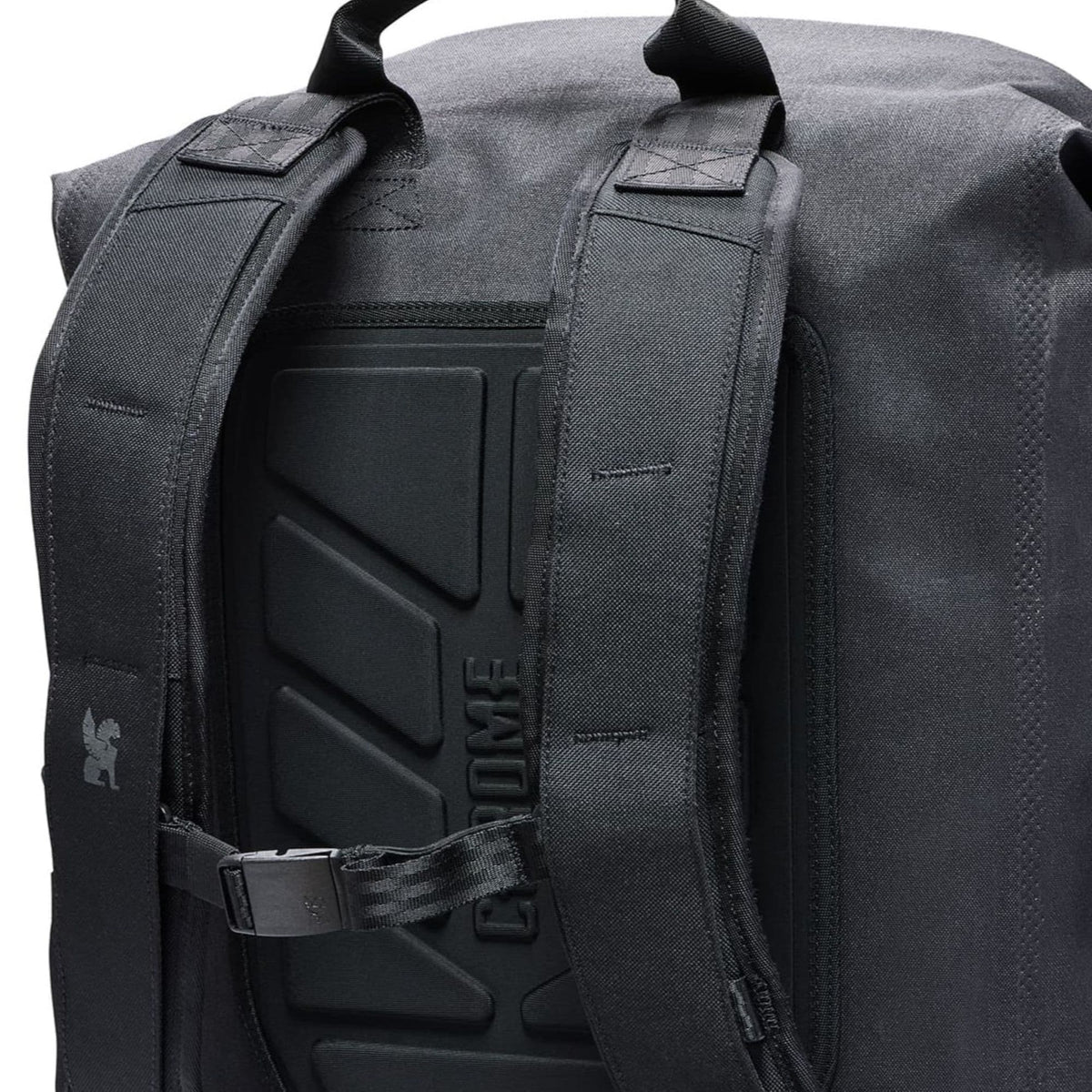Chrome Industries Urban Ex Rolltop 30L Backpack in Black — detail view 3