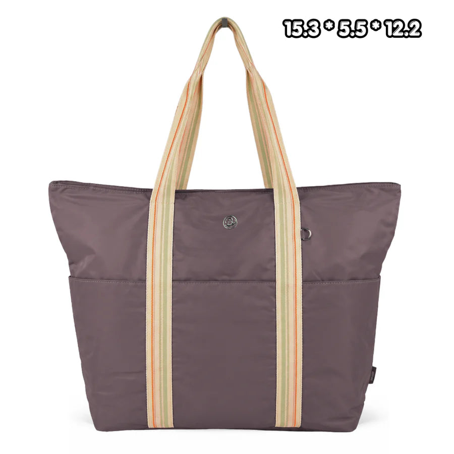 BoBo 3103 Nylon Tote Bag – Lightweight Shoulder Tote with Striped Handles for Work, School & Travel, view 13