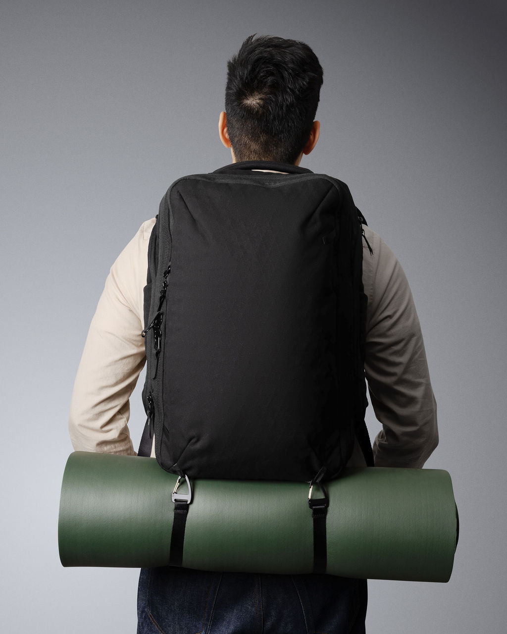 VRSA Travel Backpack 32L in Black — lifestyle 3