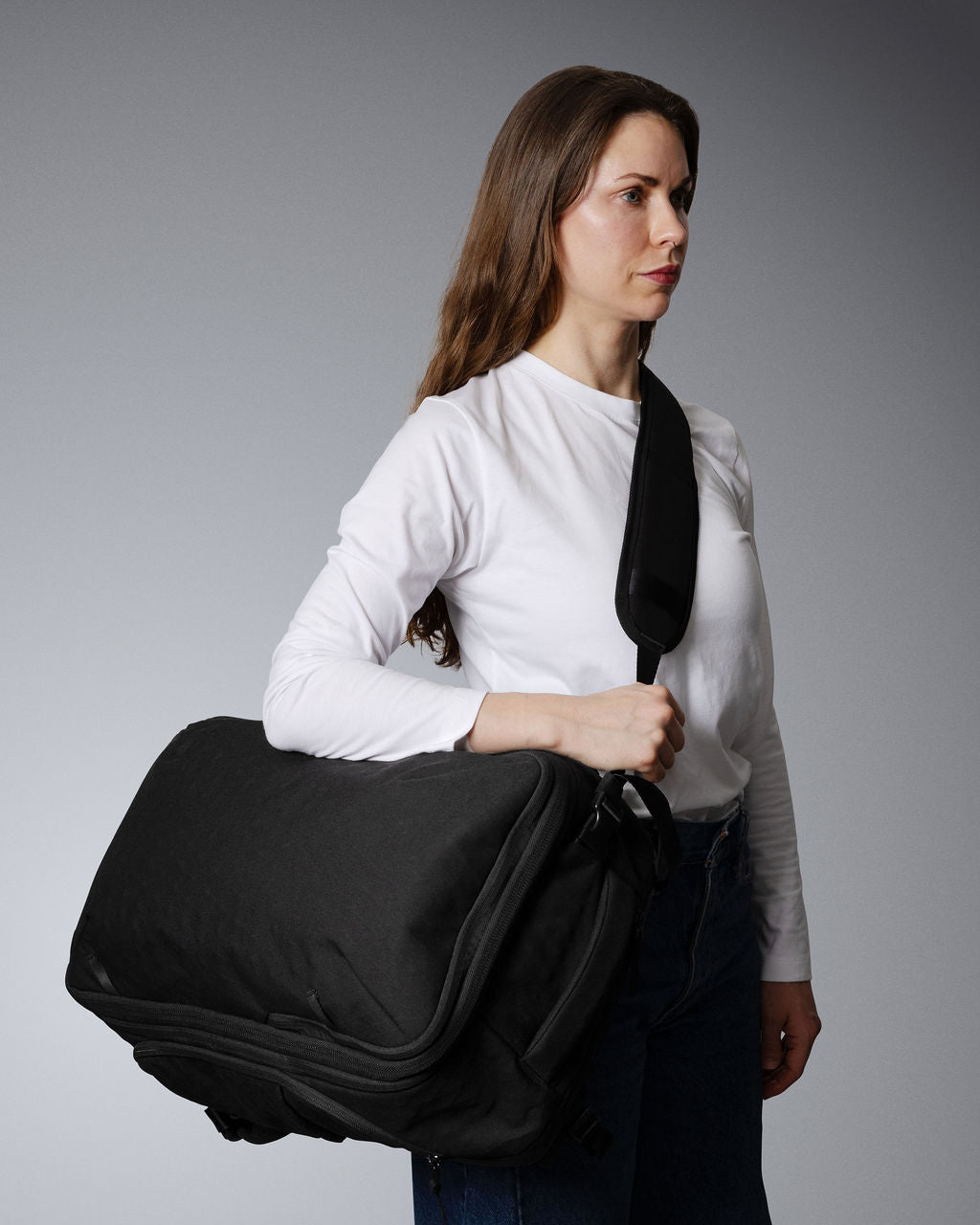 VRSA Shoulder Strap in Black — lifestyle 2
