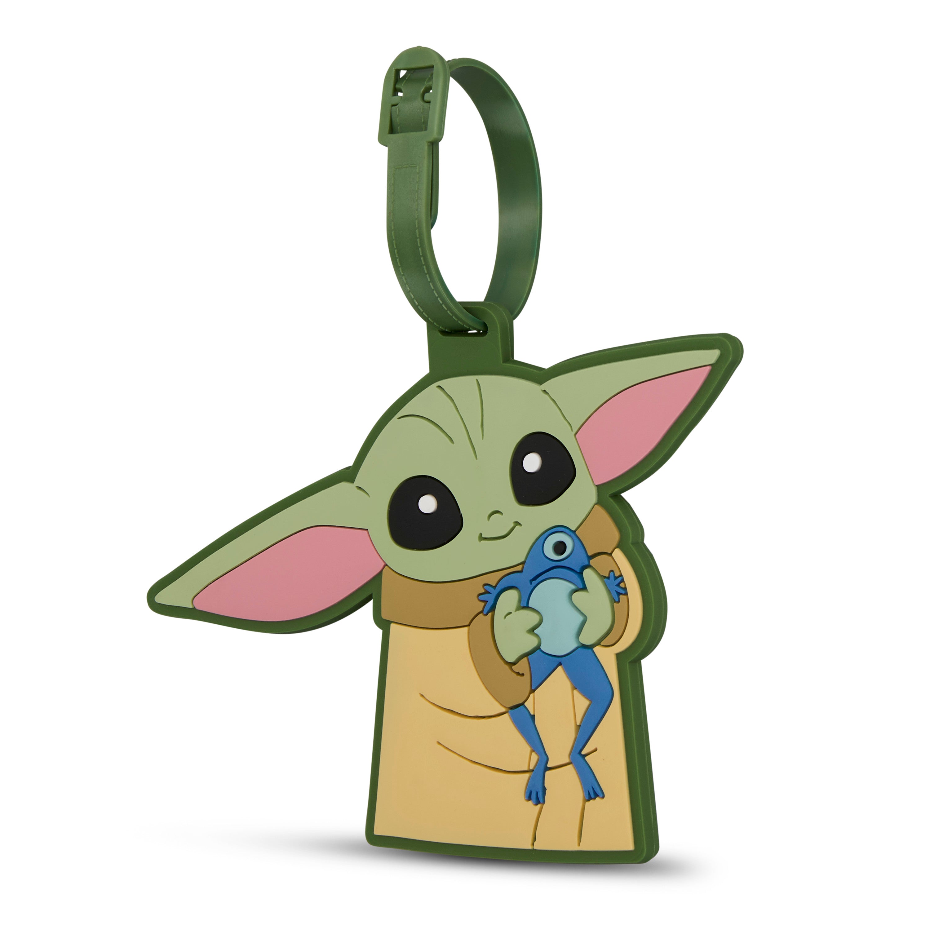 American Tourister Star Wars Grogu Luggage ID Tag – three-quarter view