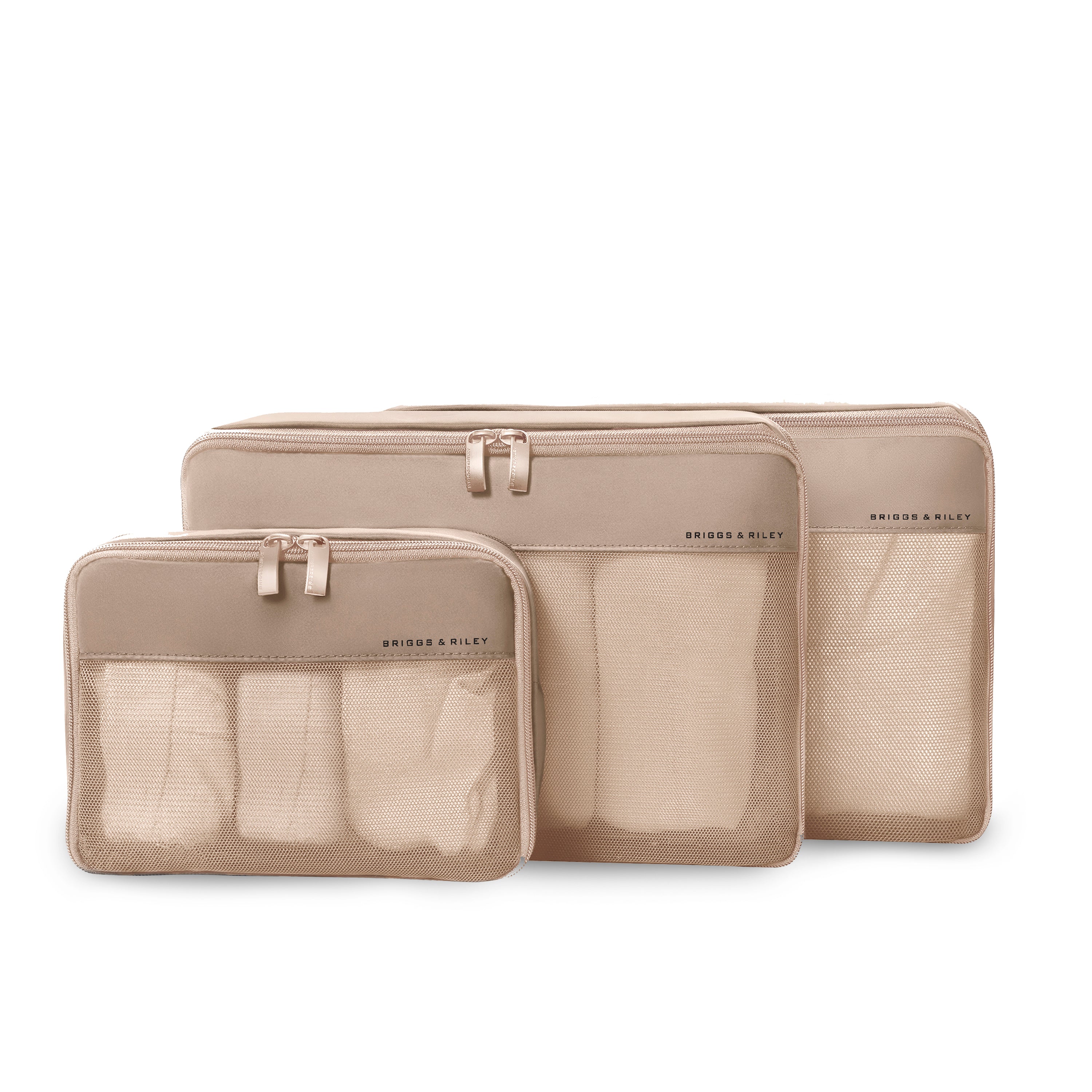 Briggs & Riley Travel Essentials Carry-On Compression Packing Cube Set - Tan