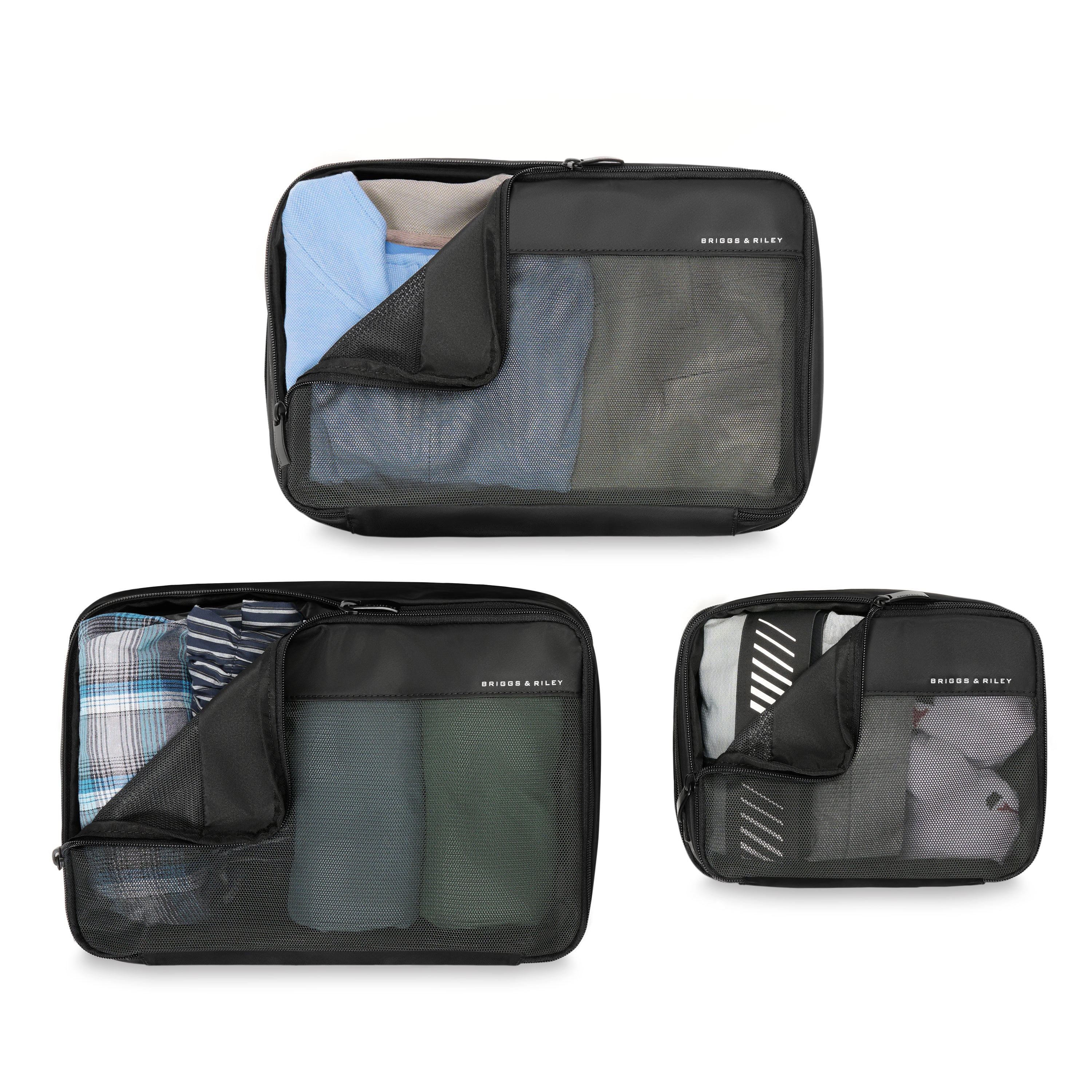 Briggs & Riley Travel Essentials Carry-On Compression Packing Cube Set - Black