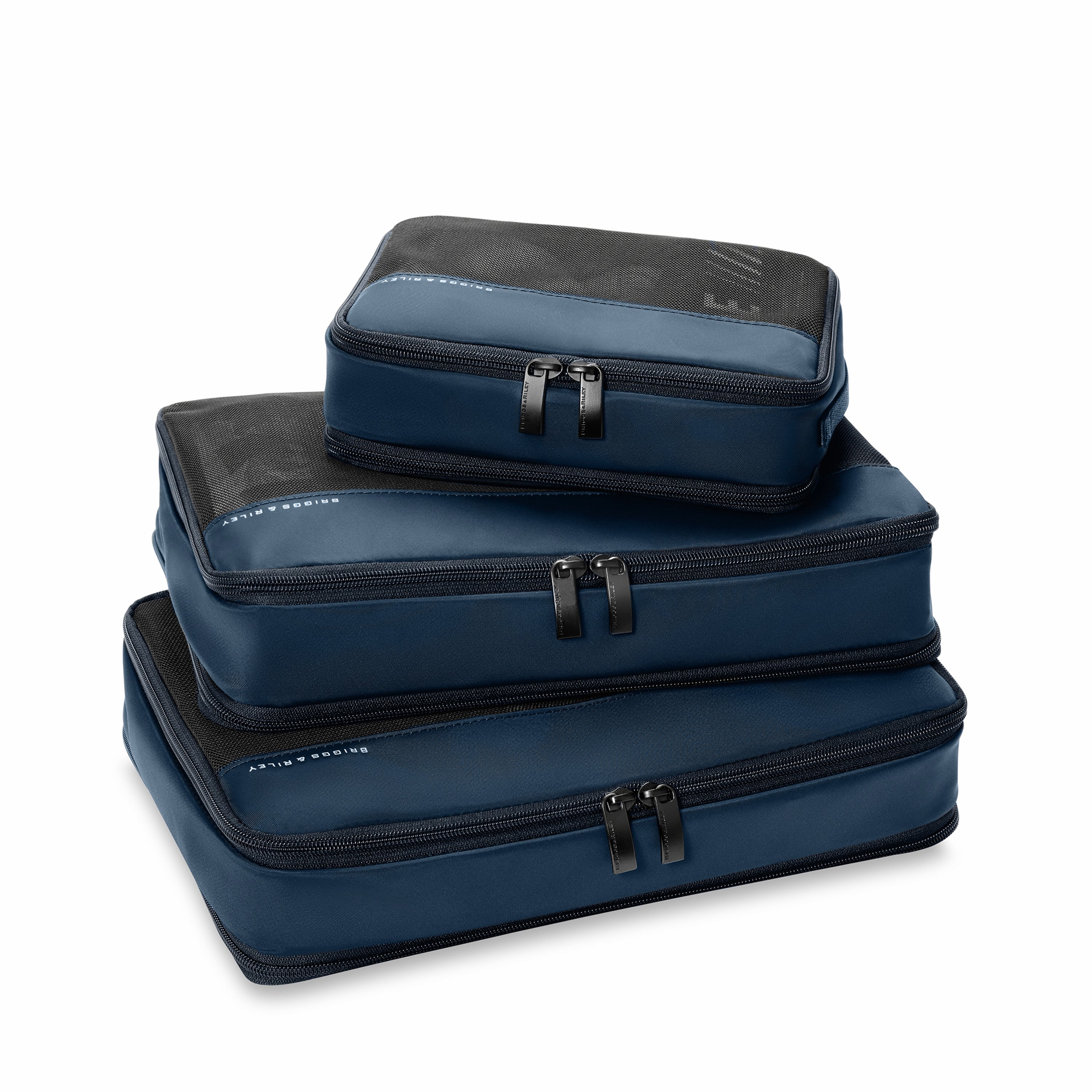 Briggs & Riley Travel Essentials Carry-On Compression Packing Cube Set - Navy