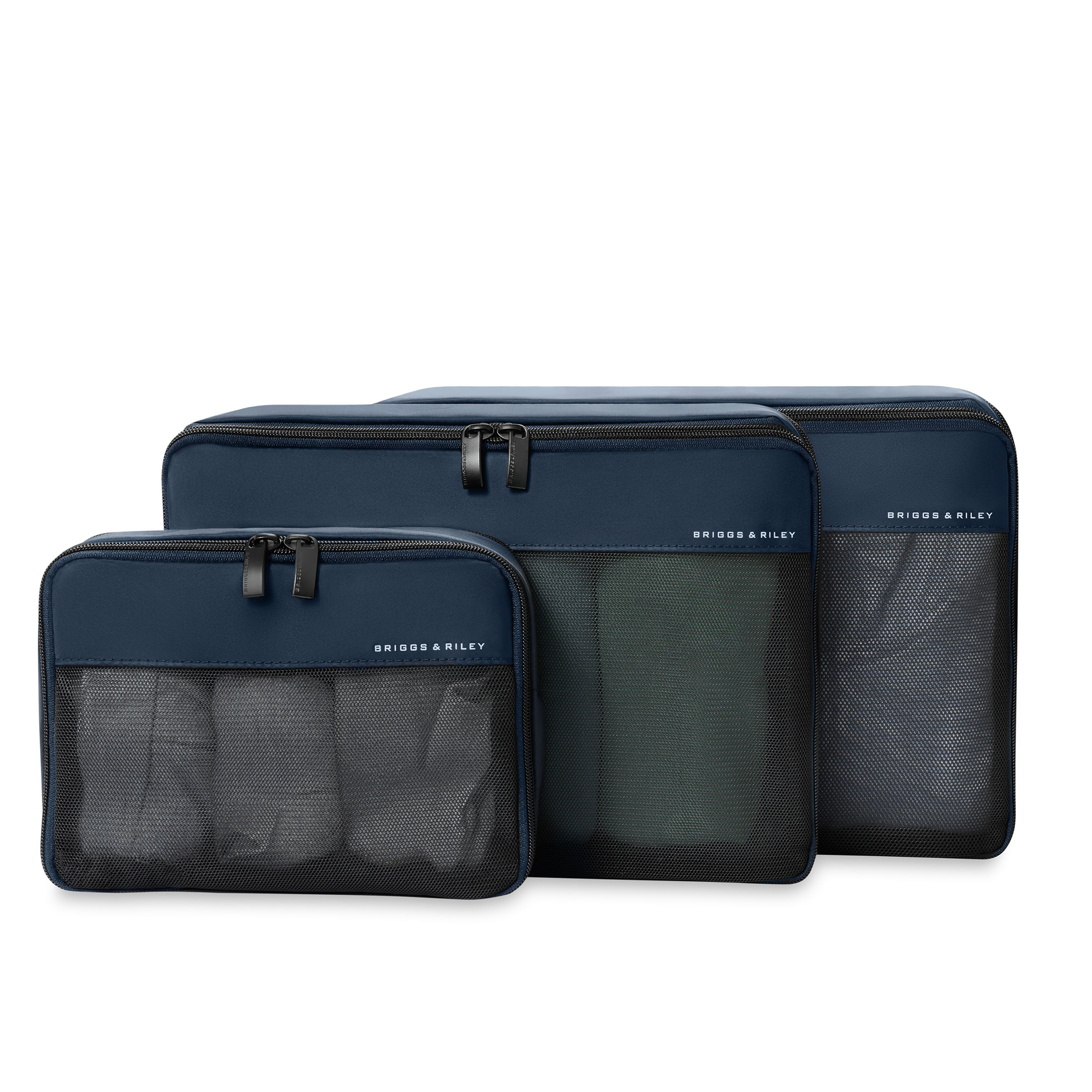 Briggs & Riley Travel Essentials Carry-On Compression Packing Cube Set - Navy