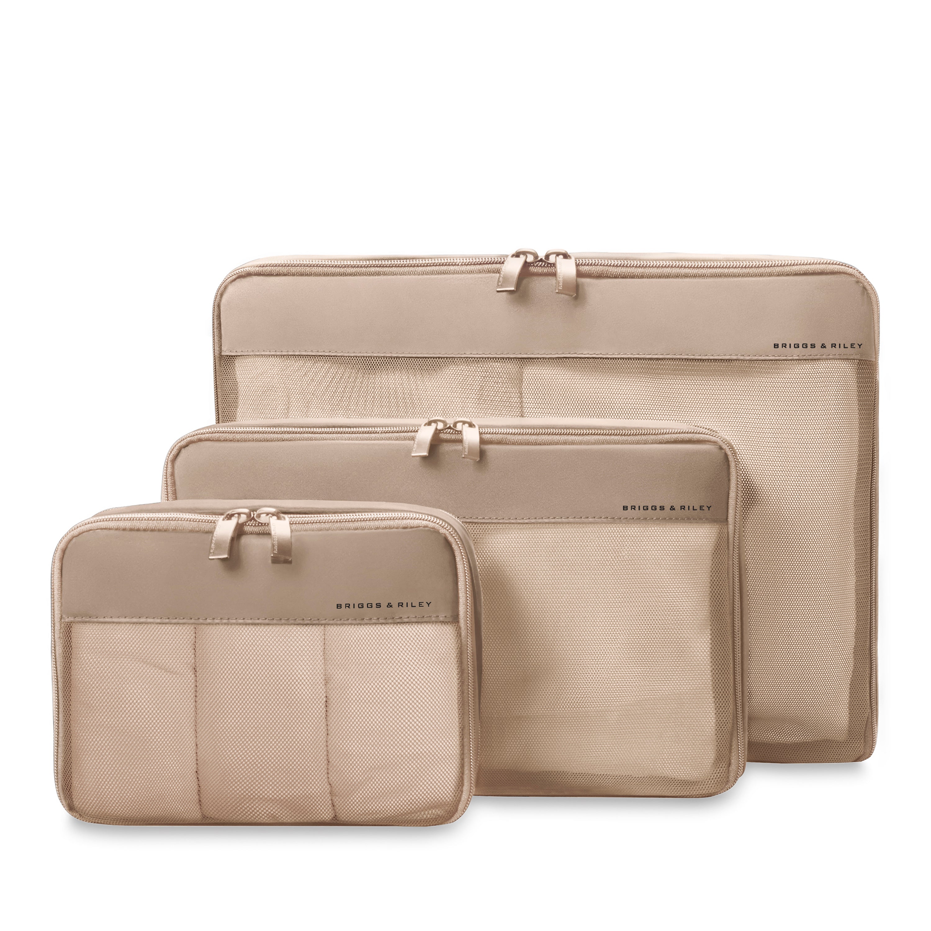 Briggs & Riley Travel Essentials Check-In Compression Packing Cube Set - Tan