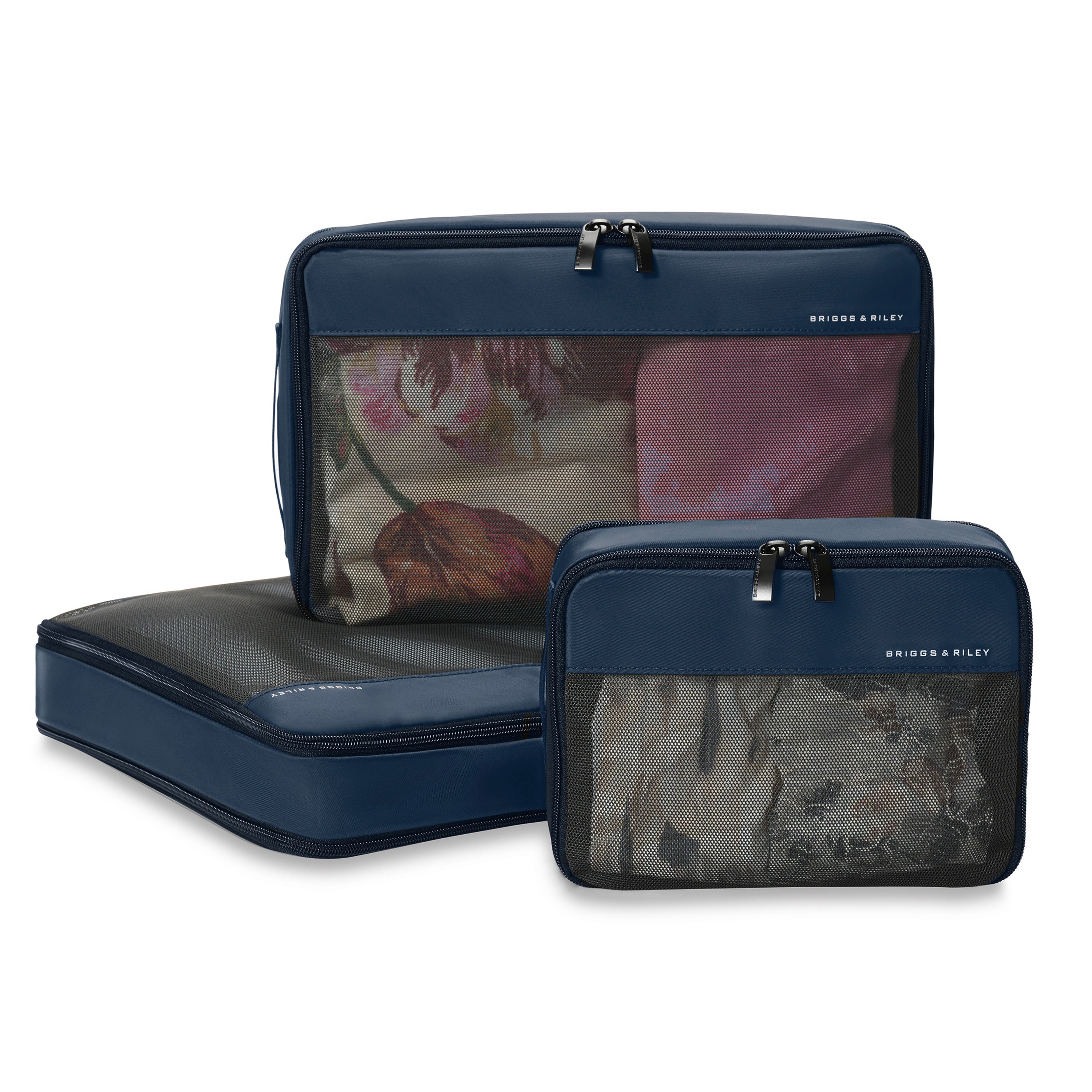 Briggs & Riley Travel Essentials Check-In Compression Packing Cube Set - Navy