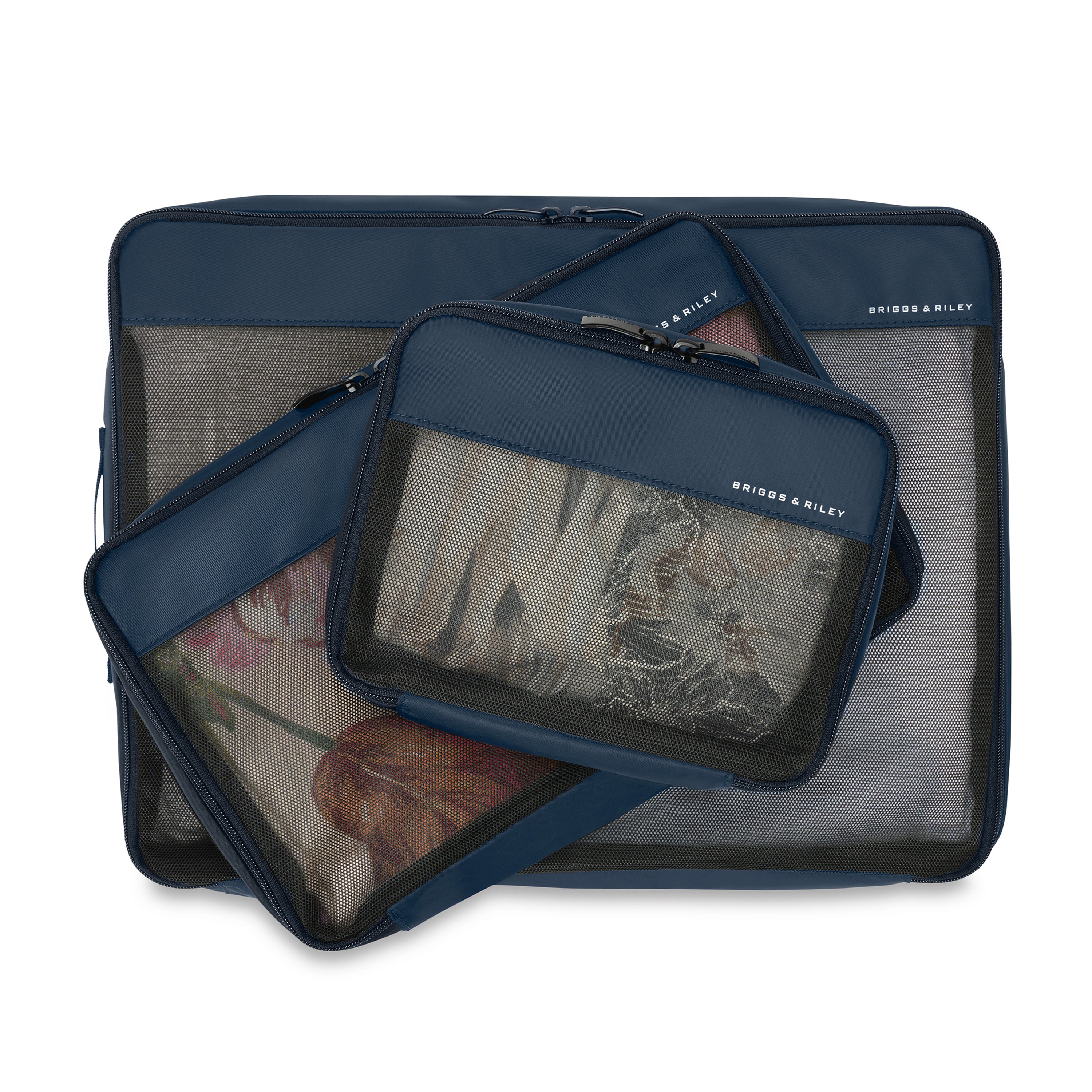 Briggs & Riley Travel Essentials Check-In Compression Packing Cube Set - Navy