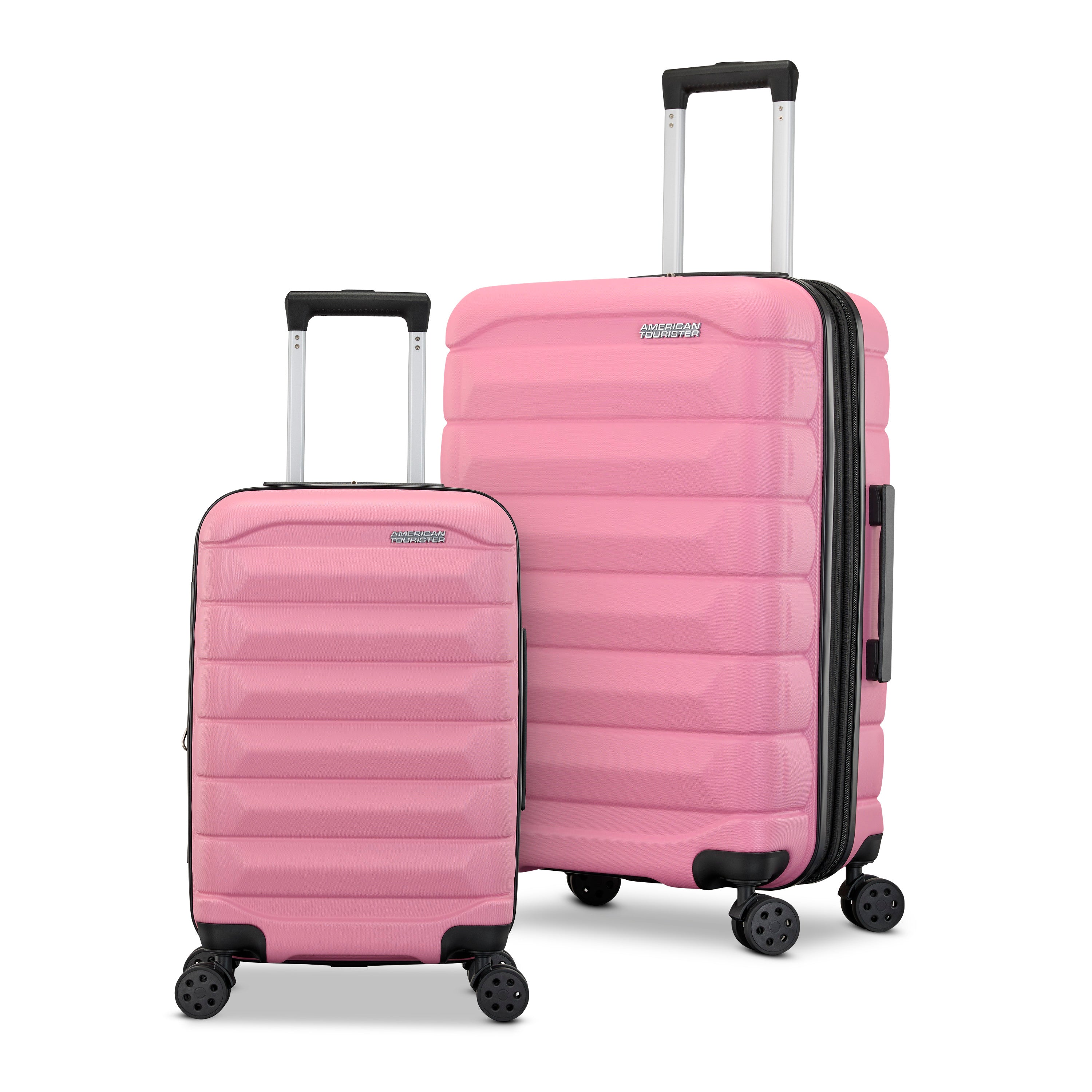 American Tourister Kontour 2-Piece Set (Carry-On/Medium) - MATTE ROSE PINK