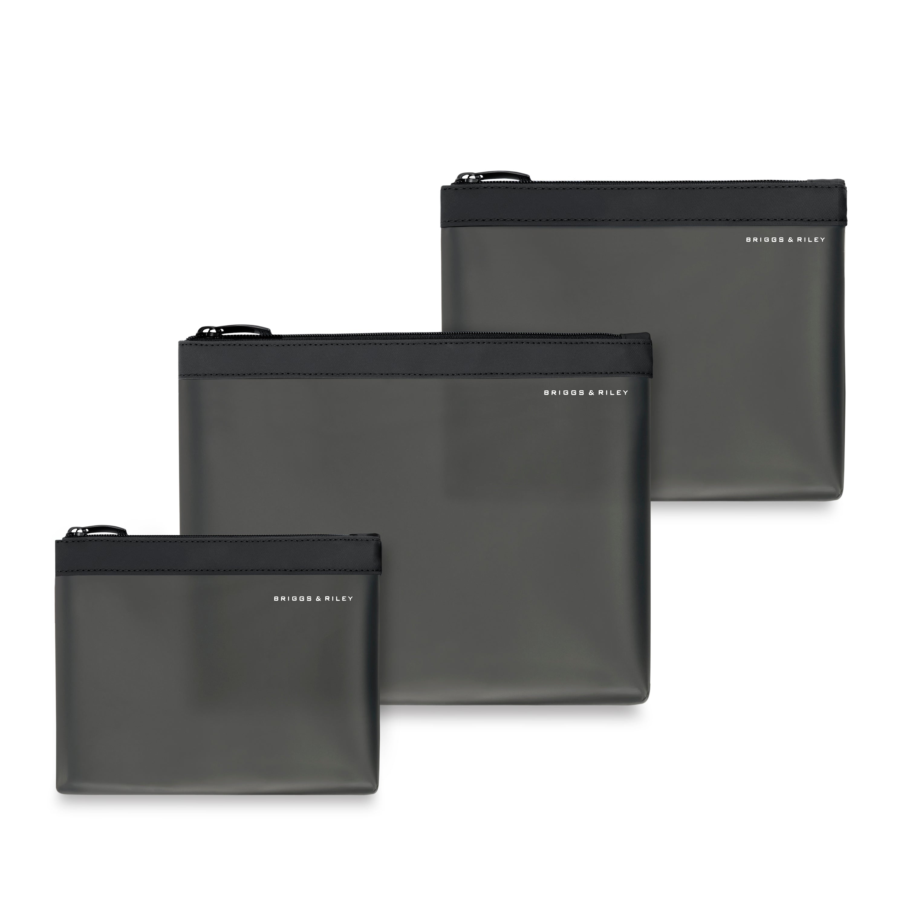Briggs & Riley Translucent Pouch Set - Black