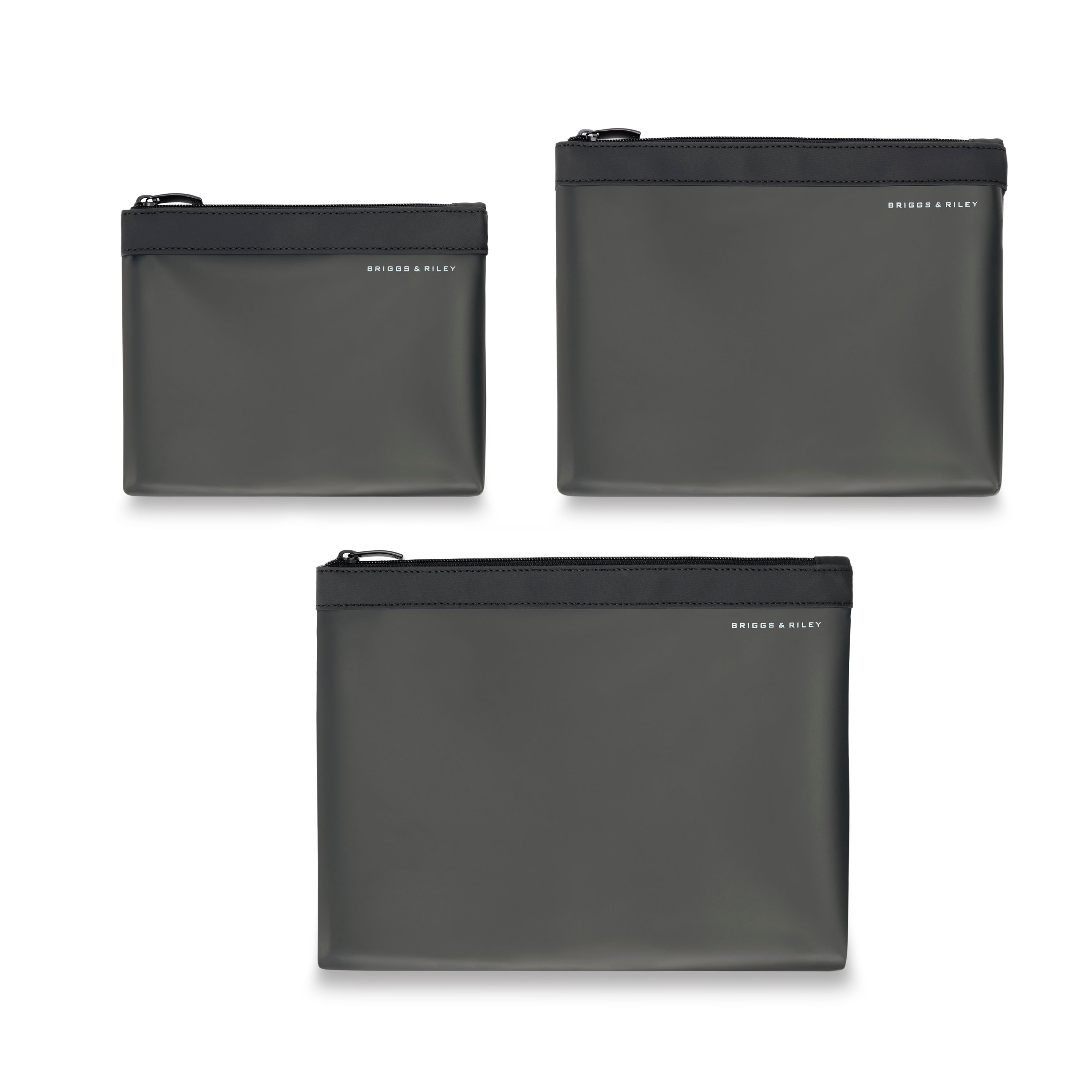 Briggs & Riley Translucent Pouch Set - Black
