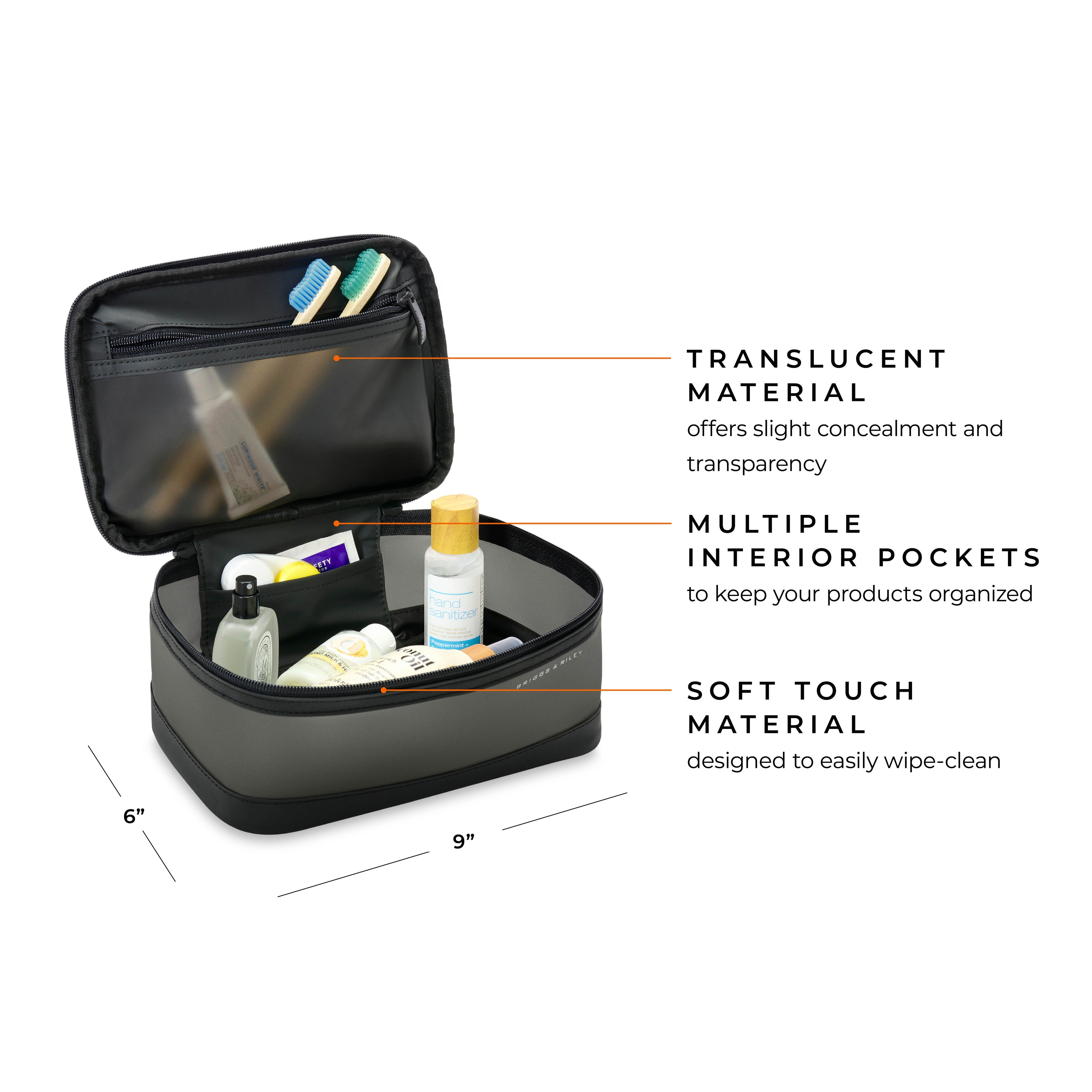 Briggs & Riley Translucent Essentials Case - Black