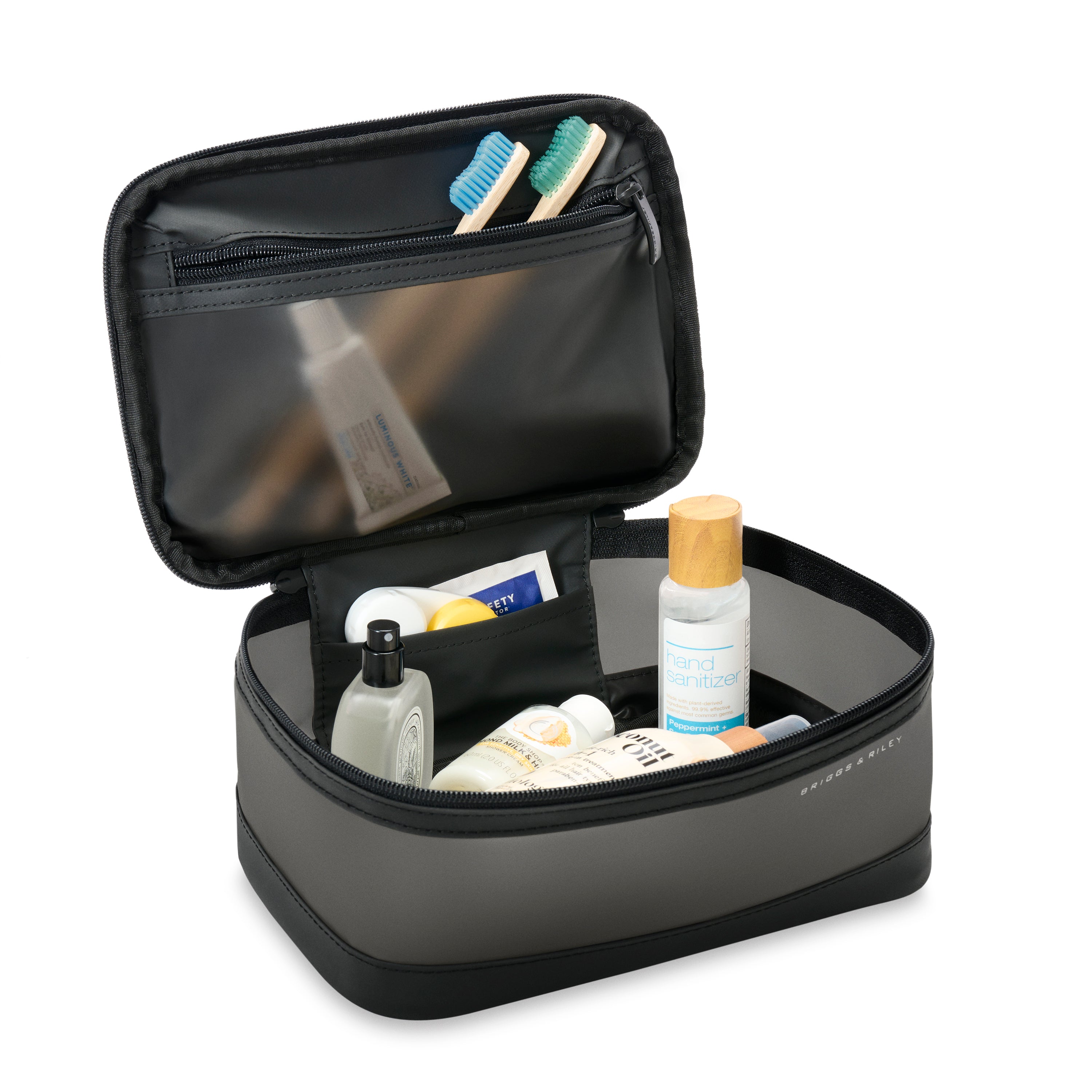 Briggs & Riley Translucent Essentials Case in Black — interior view 2