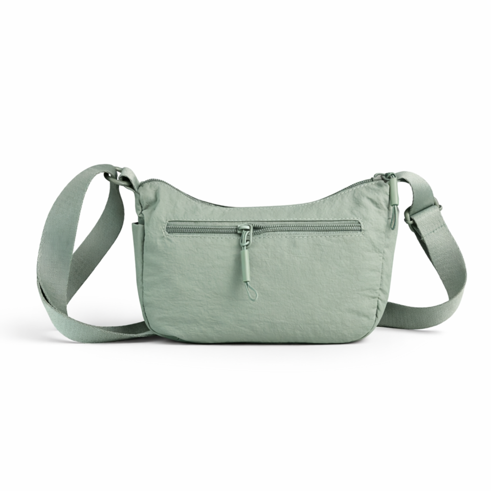 BoBo Crossbody Bag in Avocado Green - nylon