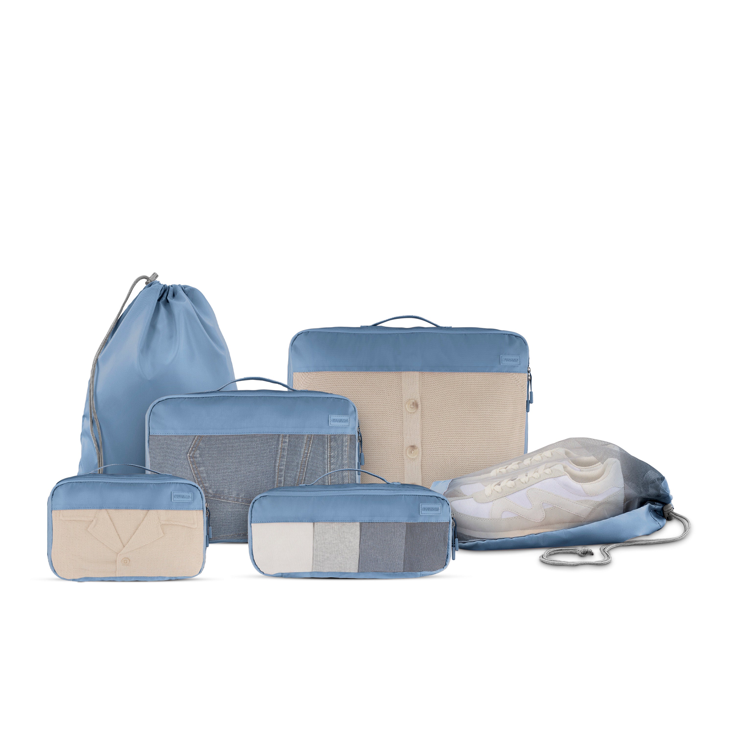 American Tourister Stratum 3.0 Packing Cubes (6-Piece Set) - Elemental Blue