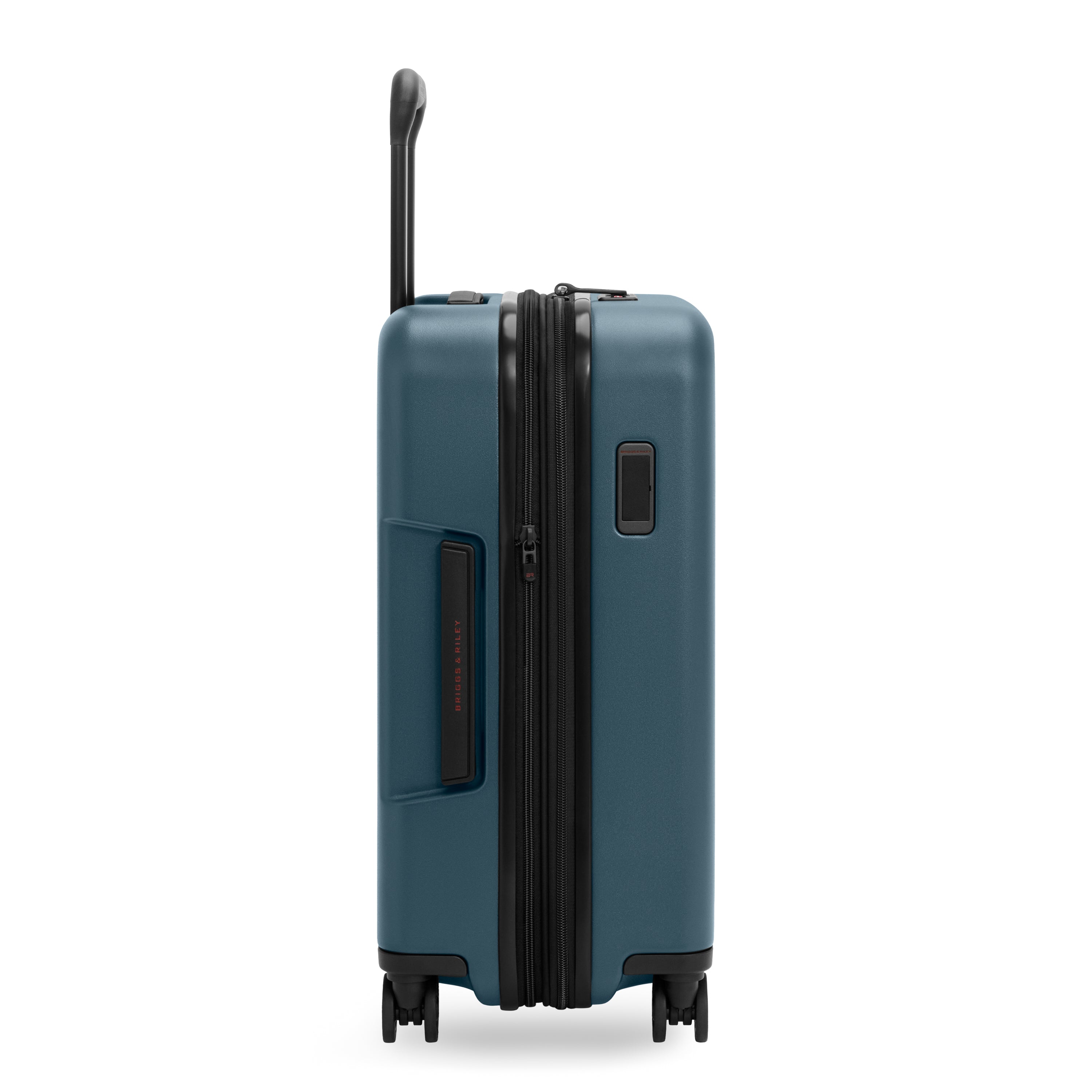 Briggs & Riley ZDX Global 21" Hardside Carry-On Expandable Spinner in Ocean — side view 2 # color_Ocean