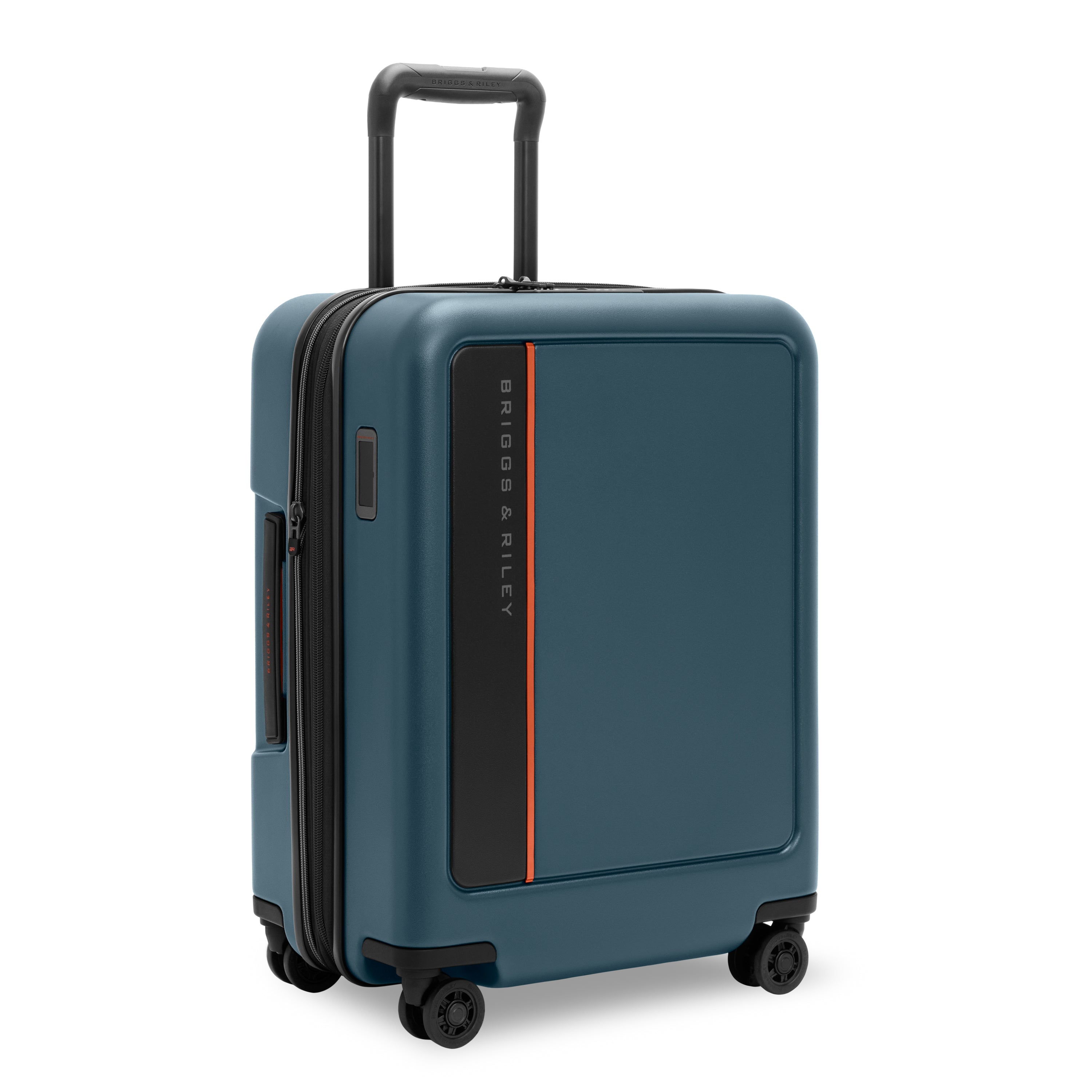 Briggs & Riley ZDX Global 21" Hardside Carry-On Expandable Spinner in Ocean — angle view 2 # color_Ocean