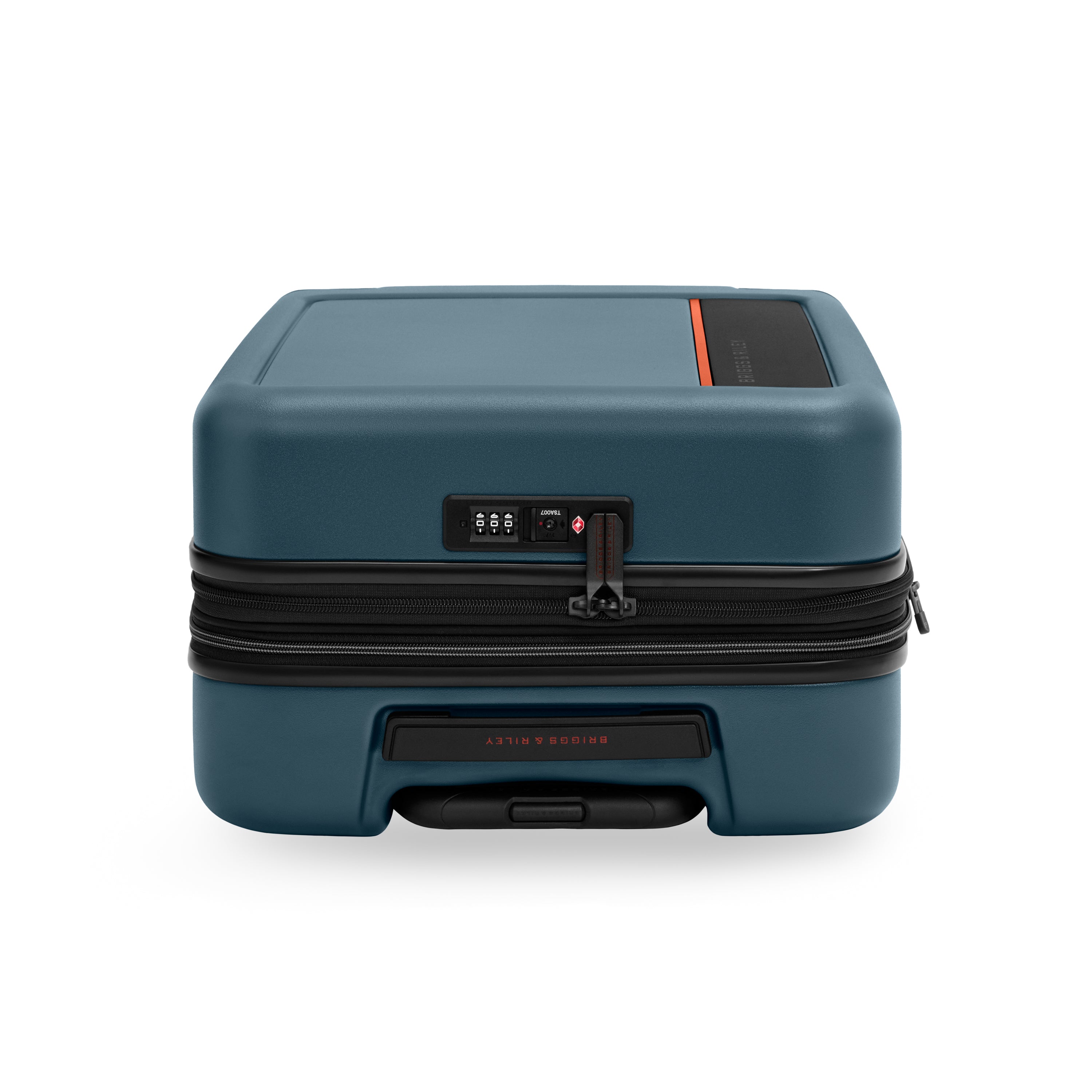 Briggs & Riley ZDX Global 21" Hardside Carry-On Expandable Spinner in Ocean — top view # color_Ocean