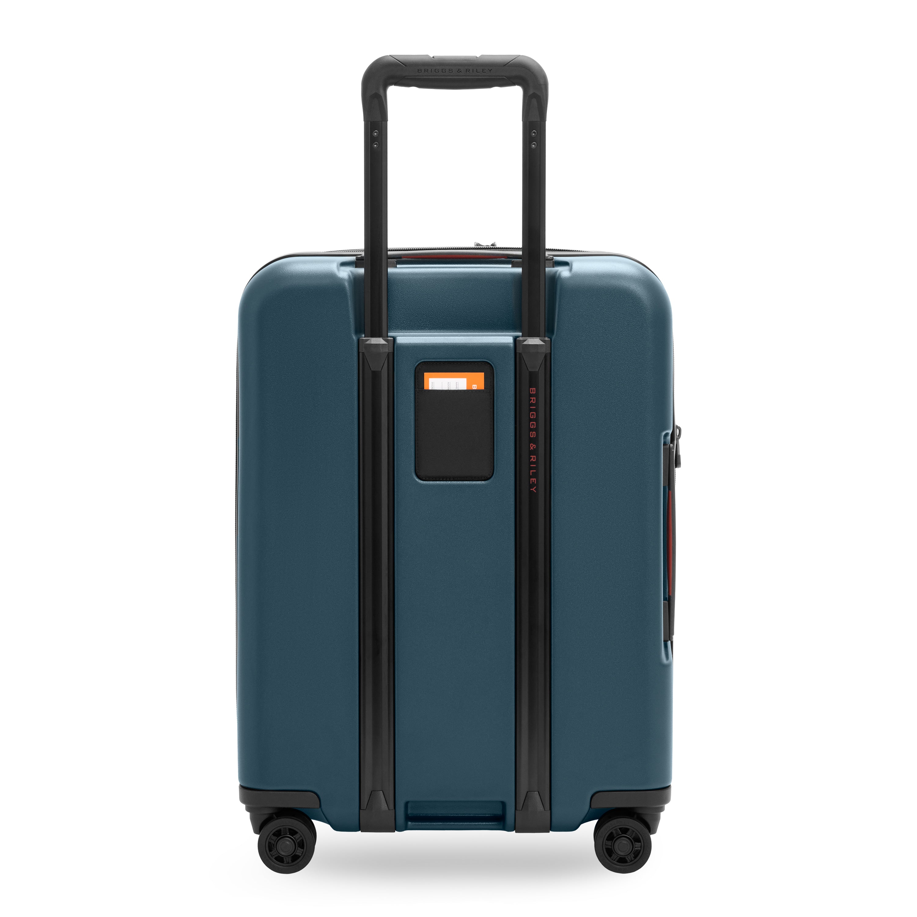 Briggs & Riley ZDX Global 21" Hardside Carry-On Expandable Spinner in Ocean — back view # color_Ocean