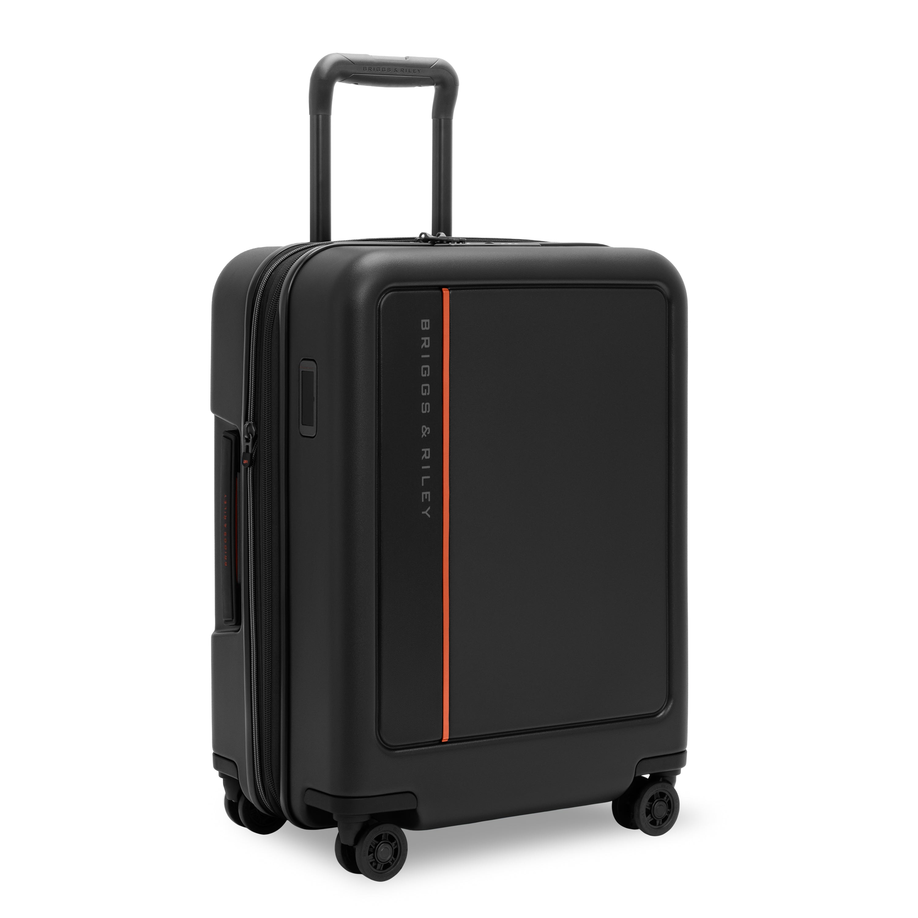 Briggs & Riley ZDX Global 21" Hardside Carry-On Expandable Spinner in Black — angle view 2 # color_Black